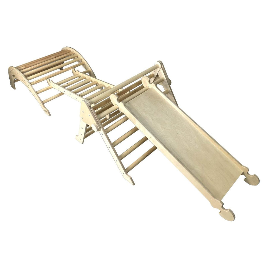 Pikler junior climbing set in natural finish