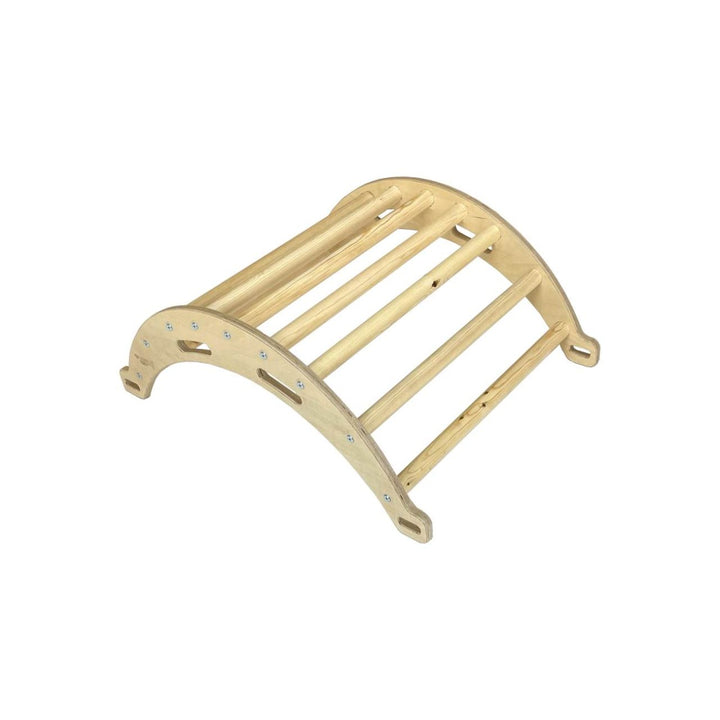 Pikler nursery size rocker arch in natural finish